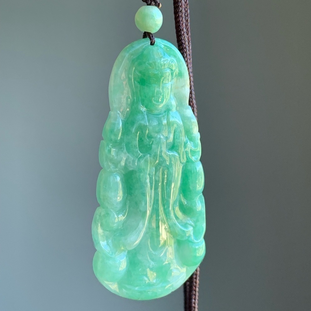 💚JADE HUMANITY Guanyin Jade Buddha